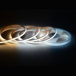 Лента светодиодная 24В 10 Вт/м IP20 3000К+6500К COB CCT 560 LED/м 900 лм/м 5м