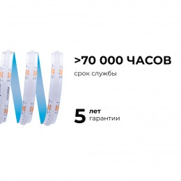 Лента светодиодная 24В 14 Вт/м IP20 COB RGB 672LED/м 5м