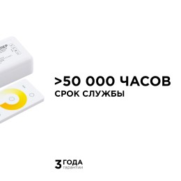 Комплект: контроллер и 3-х зонный сенсорный пульт ССТ, 12/24В, 144/288 Вт, 2 канала по 6А, IP20, пульт сенсорный (без батареек), радио, 11 кнопок и кольцо