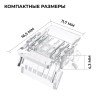 Коннектор прокалывающий, 4pin, для соединения RGB светодиодной ленты 10 мм, тип COB, IP20, 16.5х11,7х4.3 мм