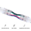 Коннектор прокалывающий, 4pin, для гибкого соединения RGB светодиодной ленты 10 мм, тип COB, IP20, длина провода 150 мм, 16.5х11,7х4.3 мм