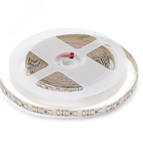 Лента светодиодная 12В 12 Вт/м IP20 6500К smd2835 120LED/м 1300 Лм/м 5м