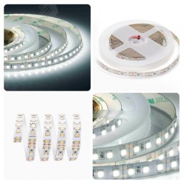 Лента светодиодная 12В 12 Вт/м IP20 6500К smd2835 120LED/м 1300 Лм/м 5м