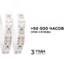 Лента светодиодная 12В 12 Вт/м IP20 4000К smd2835 120LED/м 1300 Лм/м 5м