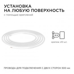 Лента светодиодная термостойкая для бани и сауны 24В 14,4 Вт/м IP68 4000К smd2835 900 Лм/м 5м