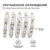 Лента светодиодная 12В 9,6 Вт/м IP20 3000К smd3528 120LED/м 600 Лм/м 5м