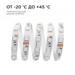 Лента светодиодная 24В 14,4 Вт/м IP20 RGB smd5050 60LED/м 5м