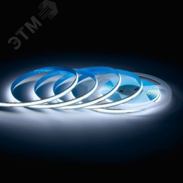 Лента светодиодная 24В 12 Вт/м IP20 6500К COB CRI 90+ 320LED/м 1000 лм/м 5м