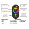 Контроллер RGB 12/24В, 288/576 Вт, 3 канала по 8А, пульт сенсорный (без батареек)