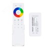 Комплект: контроллер и 3-х зонный сенсорный пульт RGB-RGBW, 12/24В, 192/384 Вт, 4 канала по 4А, IP20, пульт сенсорный (без батареек), радио, 11 кнопок и кольцо