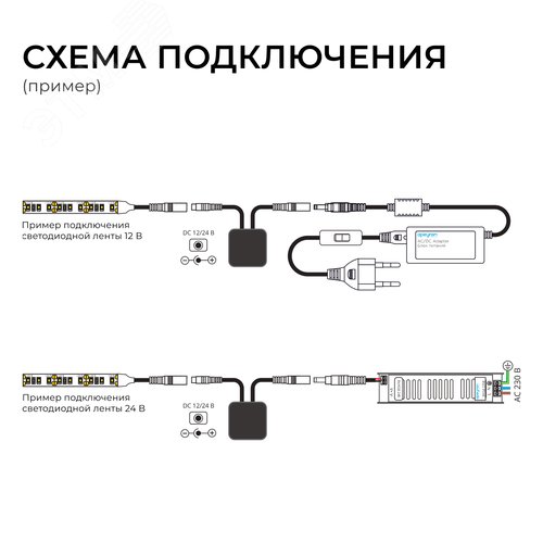 Сенсорный датчик скрытого монтажа с диммером, 12В/24В, 60/120 Вт, 5А, IP20, коннектор 2.5x5.5мм, черный, 48х48х6 мм