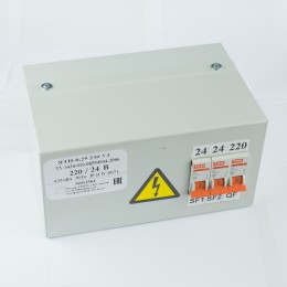 Ящик с понижающим трансформатором ЯТП 0.4 220/36В IP31 с тремя автоматами