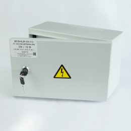 Ящик с понижающим трансформатором ЯТП 0.25 220/36В IP54 с тремя автоматами