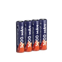 Аккумуляторы перезаряжаемые СТАРТ INR18650 3000mAh 4 штуки в шринке
