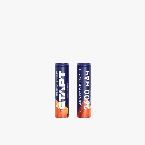 Аккумуляторы перезаряжаемые СТАРТ INR18650 2600mAh 10 штуки в шринке