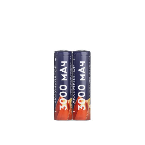 Аккумуляторы перезаряжаемые СТАРТ INR18650 3000mAh 2 штуки в шринке