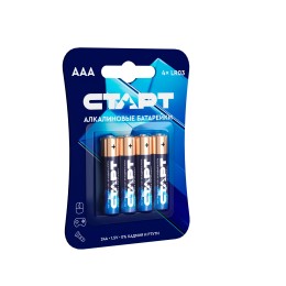 Батарейка алкалиновая СТАРТ ААА 4 штуки на блистере