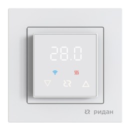 Терморегулятор Ridan Classy для теплого пола c Wi-Fi, с комбинацией датчиков, белый, 16А
