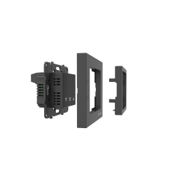 Терморегулятор Ridan Classy для теплого пола c Wi-Fi, с комбинацией датчиков, черный матовый, 16А