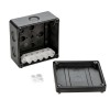 Коробка распределительная RIDAN M BOX 110x110x67, IP67, черная