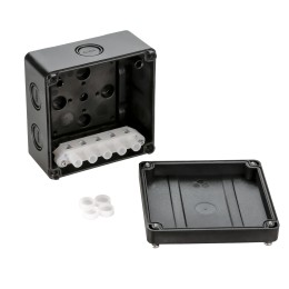 Коробка распределительная RIDAN M BOX 110x110x67, IP67, черная