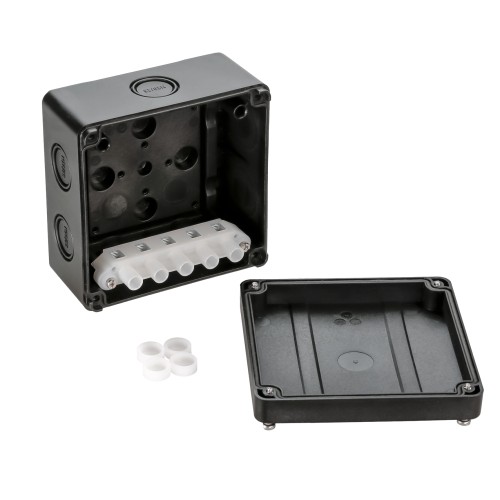 Коробка распределительная RIDAN M BOX 110x110x67, IP67, черная