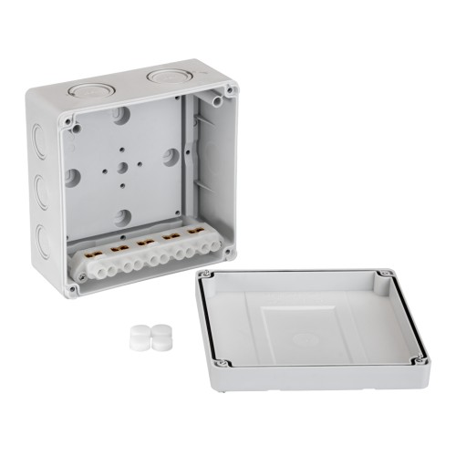 Коробка распределительная Ridan L BOX, 140х140х79 мм, IP66/IP67, серая