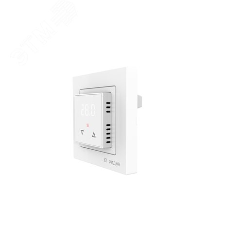 Терморегулятор Ridan Room для теплого пола, с комбинацией датчиков, белый, 16А