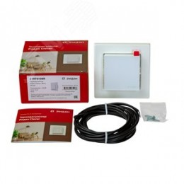 Терморегулятор с комбинацией датчиков Ридан Clever с Wi-Fi белый 16А