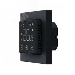 Терморегулятор с комбинацией датчиков Ридан Clever с Wi-Fi черный 16А