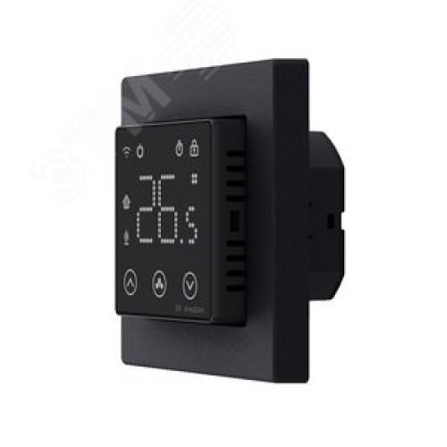 Терморегулятор с комбинацией датчиков Ридан Clever с Wi-Fi черный 16А