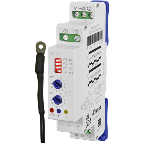 Реле контроля температуры ТР-15 ACDC24B/AC230B УХЛ4 с ТД-2