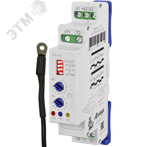 Реле контроля температуры ТР-15 ACDC24B/AC230B УХЛ4 с ТД-2