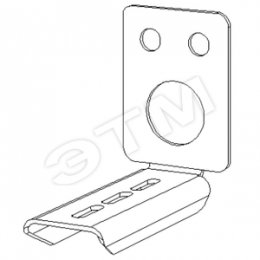 Профиль торцевой белый