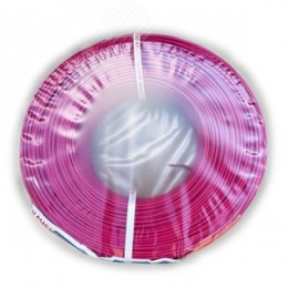 Провод силовой ПуГВнг (А)-LS 1х0.5 красный бухта многопроволочный