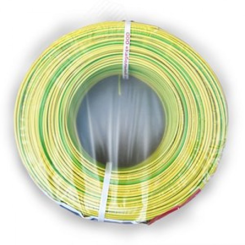 Провод силовой ПуГВнг(А)-LS 1х1.5 желто-зеленый многопроволочный
