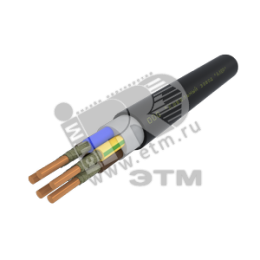 Кабель силовой ВВГнг(А)-FRLSLTx 5х16 ок(N.PE)-0.66 черный барабан