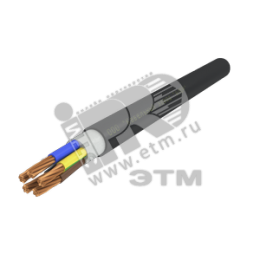 Кабель силовой ППГнг(А)-HF 5х35мк (N.PE)-0.66 многопроволочный черный (барабан)