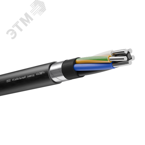 Кабель силовой АВБШв 5х16 (N.PE)-0.66 однопроволочный барабан