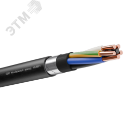 Кабель силовой ВБШвнг(А)-LS 5х10 (N.РЕ)-0.66 однопроволочный
