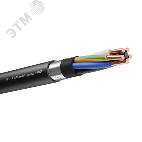 Кабель силовой ВБШвнг(А)-LS 5х10 (N.РЕ)-0.66 однопроволочный