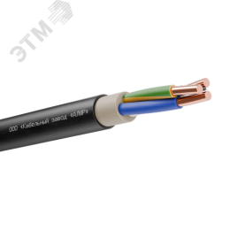 Кабель силовой ВВГнг(А)-LSLTx 3х4 (N.PE)-0.660 однопроволочный (бухта)