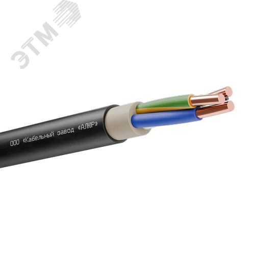 Кабель силовой ВВГнг(А)-LSLTx 3х6 (N.PE)-0.660 однопроволочный (барабан)