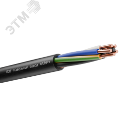 Кабель силовой ВВГнг(А)-LS 5х6 (N,PE)-0.660 однопроволочный