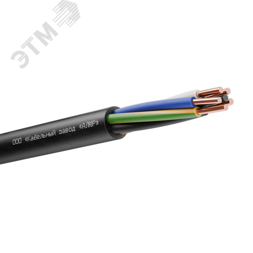Кабель силовой ВВГнг(А)-LS 5х6 (N,PE)-0.660 однопроволочный