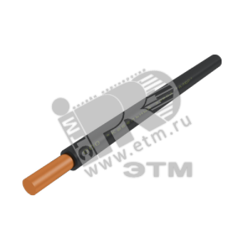 Провод силовой ПуВнг (А)-LS 1х4 черный бухта однопроволочный