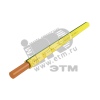Провод силовой ПуВнг(А)-LS 1х4 желто-зеленый бухта однопроволочный