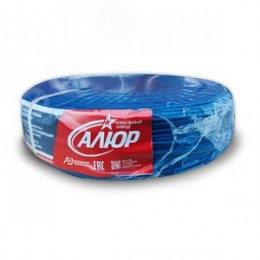 Провод силовой ПуГПнг(А)-HF 1х10 синий (бухта)