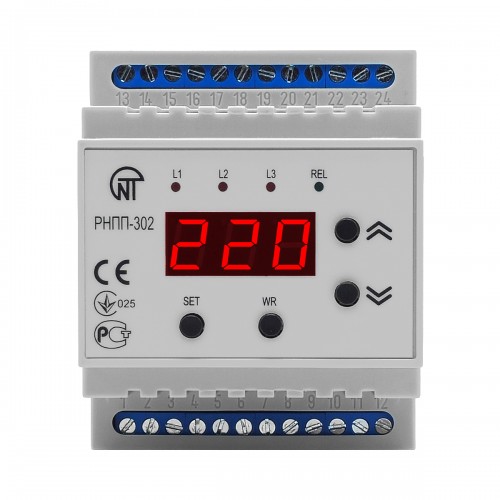Реле напряжения трехфазное РНПП-302