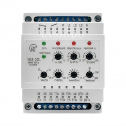 Реле тока УБЗ-301 10-100A для защиты двигателей